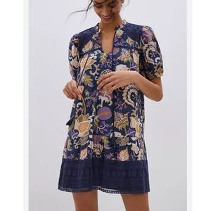Letmebe Lace Mixed Print Mini Dress